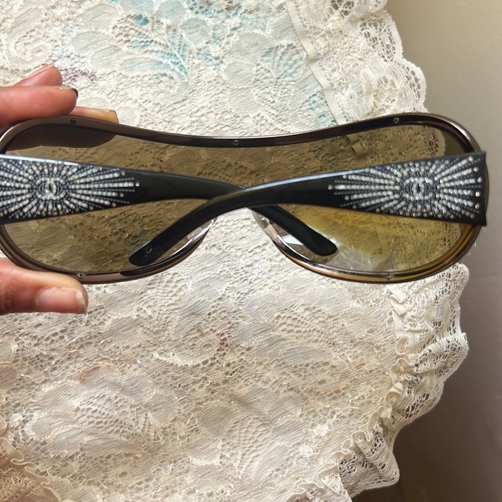 Vintage Authentic Chanel Sunglasses Wraparound